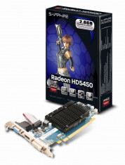 Placa Video Sapphire Radeon HD5450 NOU la Cutie, 1Gb ddr3, 64bit,Pc-Express 2.0 foto