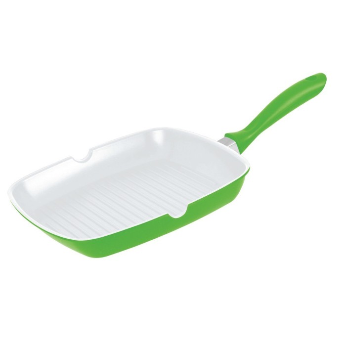 Tigaie grill din aluminiu cu interior ceramic 28 cm dk-3702 foto mare Tigaie grill din aluminiu cu interior ceramic 28 cm dk-3702 foto mare