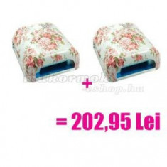 2 x Lampa UV cu 4 becuri, model floral - pre? special foto