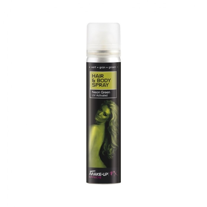 Spray UV VERDE neon pentru corp si par - Carnaval24 Spray UV VERDE neon pentru corp si par - Carnaval24