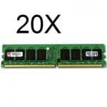 Lot 20 memorii 1GB DDR2 foto