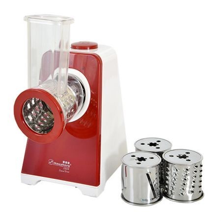 Razatoare alimente Hausberg, 250 W, Rosu/Alb foto mare Razatoare alimente Hausberg, 250 W, Rosu/Alb foto mare