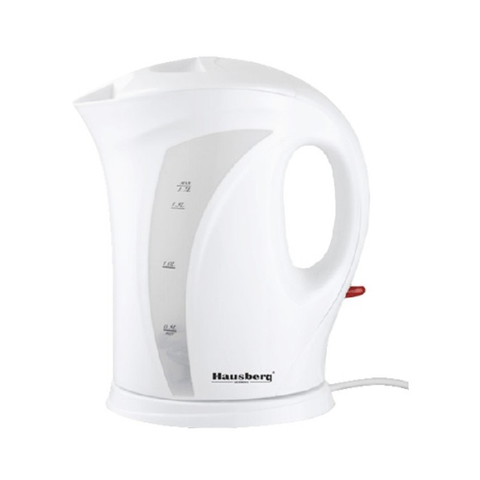 Cana fierbator Hausberg, oprire automata, 2200 W, 1.7 l, alb foto mare Cana fierbator Hausberg, oprire automata, 2200 W, 1.7 l, alb foto mare