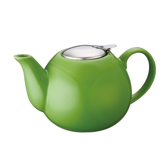 Ceainic ceramic cu sita 1.25 l, peterhof, verde foto mare Ceainic ceramic cu sita 1.25 l, peterhof, verde foto mare