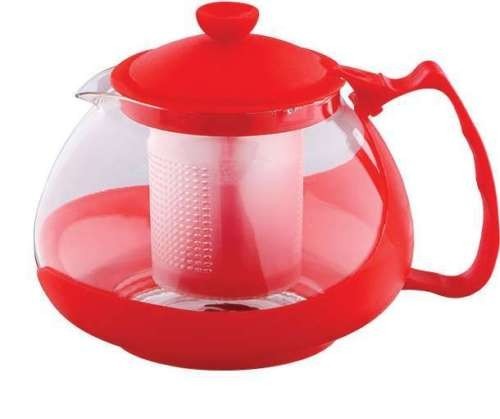 Infuzor ceai si cafea sticla, renberg, capac, maner si rama din plastic, 750 ml, rosu foto mare Infuzor ceai si cafea sticla, renberg, capac, maner si rama din plastic, 750 ml, rosu foto mare