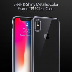 husa Apple IPHONE X silicon subtire transparenta unicat 2017 foto