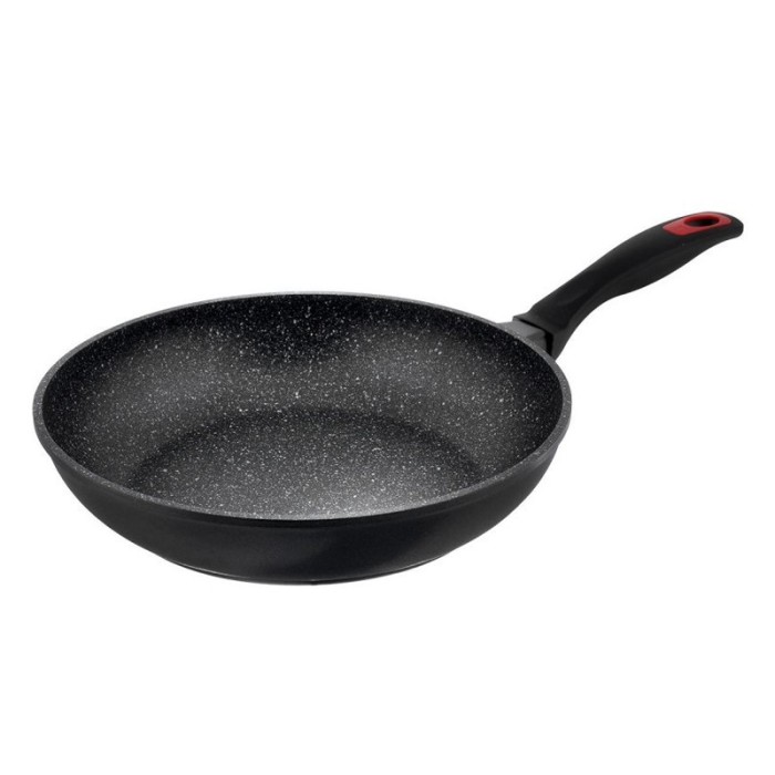Tigaie marmorata din aluminiu turnat fara capac, 26 cm, bergner foto mare Tigaie marmorata din aluminiu turnat fara capac, 26 cm, bergner foto mare
