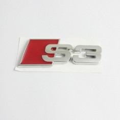 Emblema metalica portbagaj Audi S3 foto