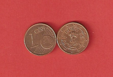 AUSTRIA 1 Eurocent.