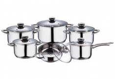 Set oale de inox 12 piese Blaumann 1025 Practic HomeWork foto