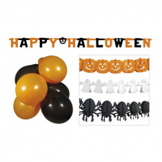 Set decoratiuni Halloween baloane si ghirlande - Carnaval24 foto