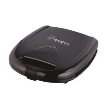 Sandwich maker Hausberg, 1200 W, model grill, negru foto mare Sandwich maker Hausberg, 1200 W, model grill, negru foto mare