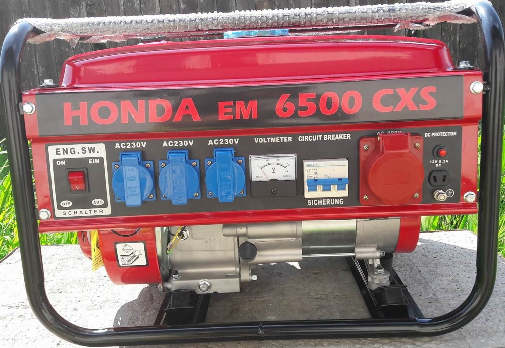 Generator Honda, 5 kw, 220v/380v, benzina + GPL, NOU, livrare gratuita |  arhiva Okazii.ro