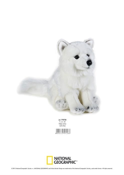 Jucarie Plus Venturelli National Geographic Vulpe Arctica 24 Cm foto mare Jucarie Plus Venturelli National Geographic Vulpe Arctica 24 Cm foto mare