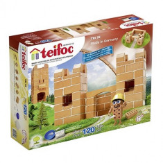 Set De Constructie Din Caramizi - Castel Mic (120 Piese) -Teifoc foto