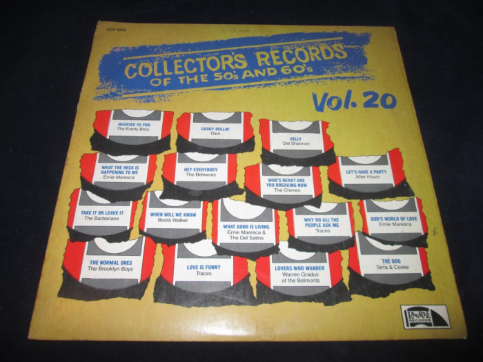 various - Collector&#039;s Records Of The 50&#039;s And 60&#039;s ,vol.20_vinyl,Lp_Laurie(SUA)