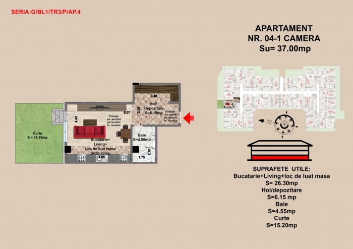 garsoniera, str Nicolae Labis nr 52- pret 33900 Euro, 37 mp foto mare garsoniera, str Nicolae Labis nr 52- pret 33900 Euro, 37 mp foto mare