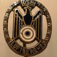 I.719 STICKPIN GERMANIA TIR PUSCA DSB LUFTGEWEHR Deutscher Schützenbund