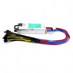 Surse server HP 1200w 6 mufe PCI-Ex 6-Pini + 6 mufe PCI-Ex 8-pin, pentru minat! foto