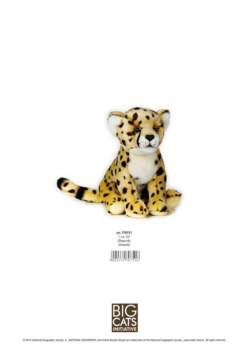 Jucarie Plus Venturelli - National Geographic Ghepard 25 Cm - Av770751 foto mare Jucarie Plus Venturelli - National Geographic Ghepard 25 Cm - Av770751 foto mare