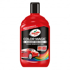 Solutie polish auto Turtle Wax Color Magic Plus Rosu 500ml foto