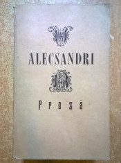 V. Alecsandri - Proza foto