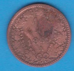 (M1742) MONEDA AUSTRIA - 1 KREUZER 1859, LIT. A