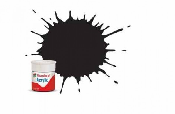 Vopsea Modelism Humbrol 0033 Acrilic Numar 33 Black Matt 12 Ml foto mare Vopsea Modelism Humbrol 0033 Acrilic Numar 33 Black Matt 12 Ml foto mare