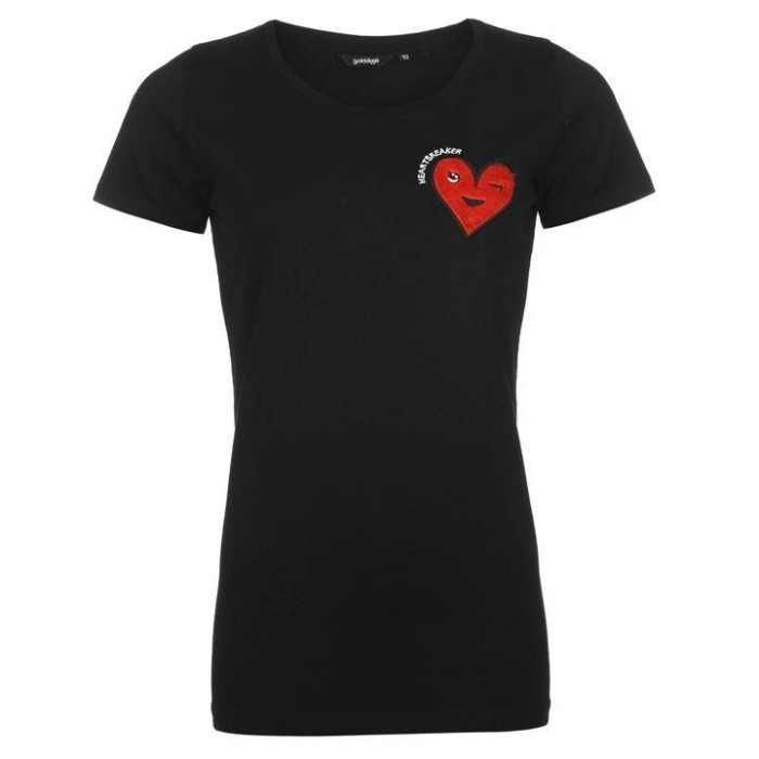 Oferta! Tricou Dama Golddigga 3D Hearth - original foto mare Oferta! Tricou Dama Golddigga 3D Hearth - original foto mare