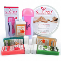 Kit Epilare Senso Pro Pink + CADOU Rezerva Ceara aplicator ingust foto