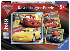 Puzzle Cars, 3X49 Piese foto