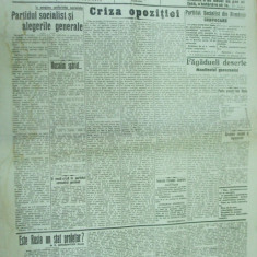 Socialismul 11 aprilie 1926 Averescu Resita Busteni Mussolini migratie balcanic