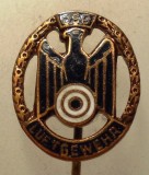 I.720 STICKPIN GERMANIA TIR PUSCA DSB LUFTGEWEHR Deutscher Sch&uuml;tzenbund, Europa