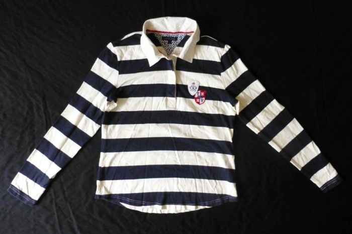 Bluza originala Tommy Hilfiger New York '85; marime L, vezi dimensiuni exacte foto mare Bluza originala Tommy Hilfiger New York '85; marime L, vezi dimensiuni exacte foto mare