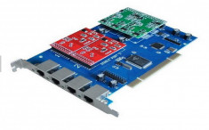 4 FXO/FXS Ports PCI Asterisk Card digium foto