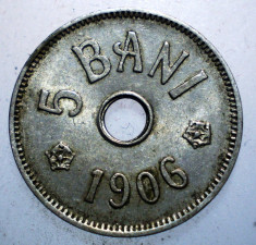 7.737 ROMANIA 5 BANI 1906 J foto