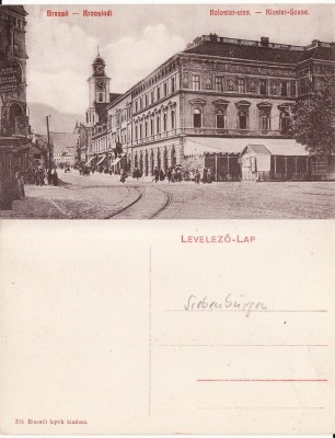 Brasov, Kronstadt - animata, rara foto