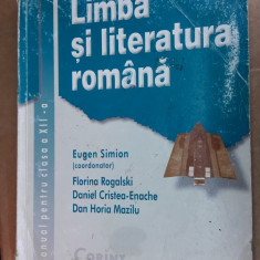 LIMBA SI LITERATURA ROMANA CLASA A XII A -SIMION , ENACHE , MAZILIU