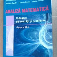 ANALIZA MATEMATICA CULEGERE DE EXERCITII SI PROBLEME CLASA A XI A TUDOSIE