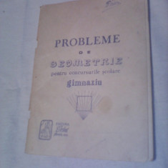 PROBLEME DE GEOMETRIE PENTRU CONCURSURILE SCOLARE GIMNAZIU EVRIKA 1991