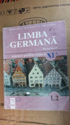 LIMBA GERMANA CLASA A XI A -HEDWIG BARTOLF foto