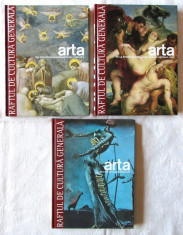 RAFTUL DE CULTURA GENERALA - ARTA, 3 vol. , 2010. Carti absolut noi foto