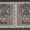 1919 Romania- Emis. Oradea, timbru pentru economii,pereche-MNH