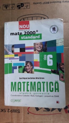 MATEMATICA ALGEBRA GEOMETRIE CLASA A VI A -PELIGRAD , TURCANU , SERDEAN foto