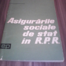 ASIGURARILE SOCIALE DE STAT IN R.P.R. 1964