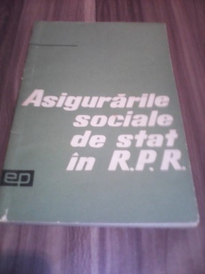 ASIGURARILE SOCIALE DE STAT IN R.P.R. 1964 foto