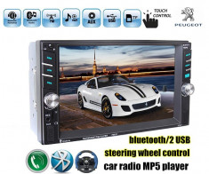 Navigatie /Dvd 2din Dedicat Peugeot Player Mp3/Mp5 Multimedia Touch screen Mp5,Bluetooth Tv, Usb. foto