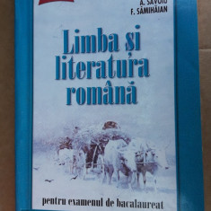 LIMBA SI LITERATURA ROMANA PENTRU EXAMENUL DE BACALAUREAT IONITA ,SAVOIU