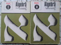 Alef Algebra Vol.1-2. Multimi, Statistica, Probabilitati, Fun - C. Gautier G. Girard A. Lentin ,405701 foto