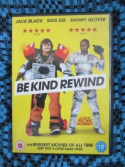 BE KIND REWIND (1 DVD FILM COMEDIE cu JACK BLACK, MOS DEF - CA NOU!!!)